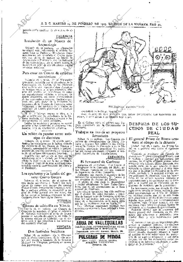 ABC MADRID 19-02-1929 página 41