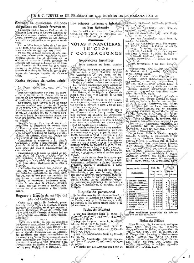 ABC MADRID 21-02-1929 página 18