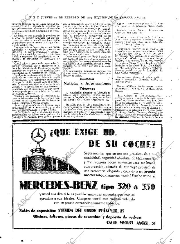 ABC MADRID 21-02-1929 página 22