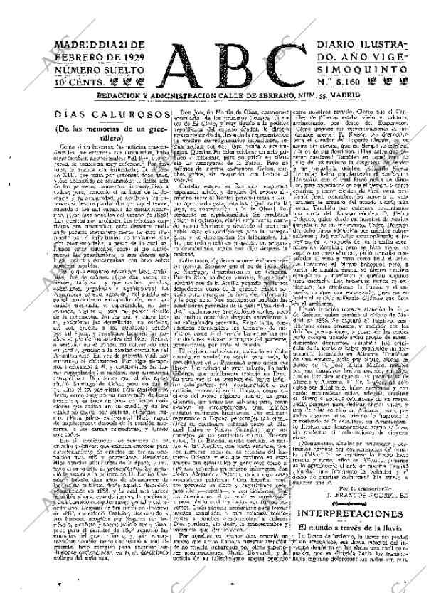 ABC MADRID 21-02-1929 página 3