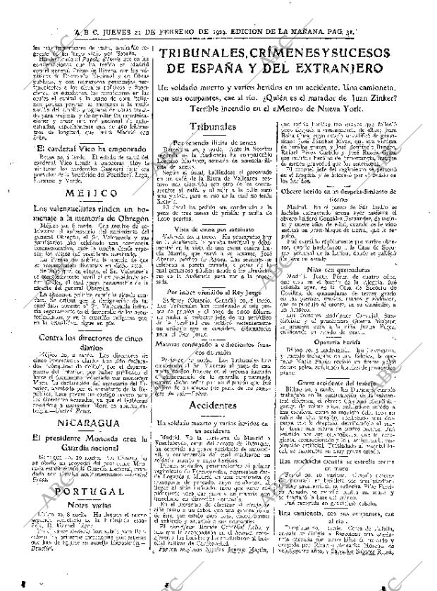 ABC MADRID 21-02-1929 página 31