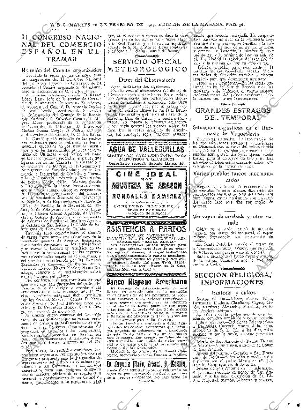 ABC MADRID 26-02-1929 página 36