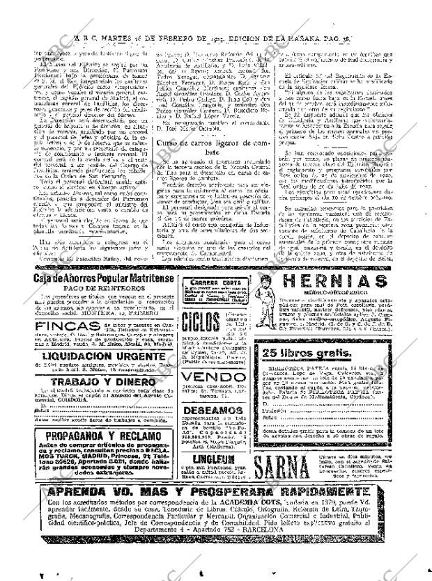 ABC MADRID 26-02-1929 página 38