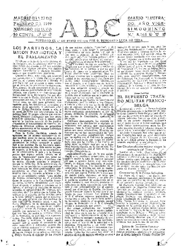 ABC MADRID 27-02-1929 página 15