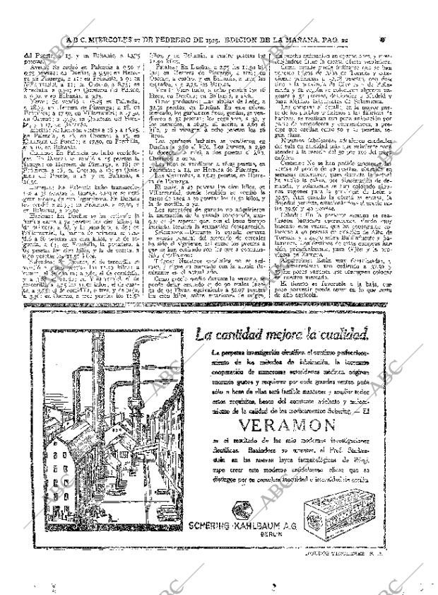 ABC MADRID 27-02-1929 página 22