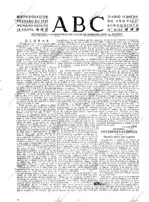 ABC MADRID 27-02-1929 página 3