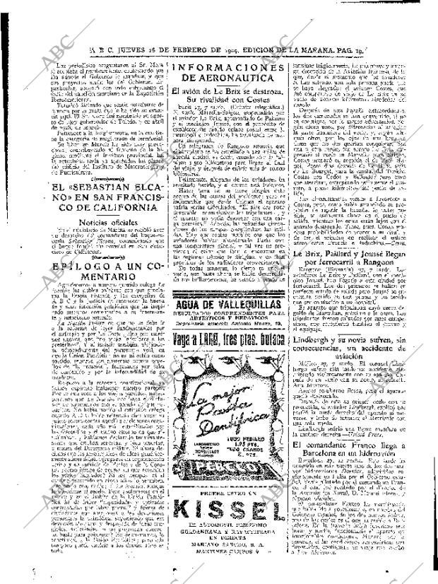 ABC MADRID 28-02-1929 página 19