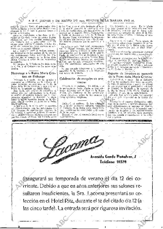 ABC MADRID 07-03-1929 página 20