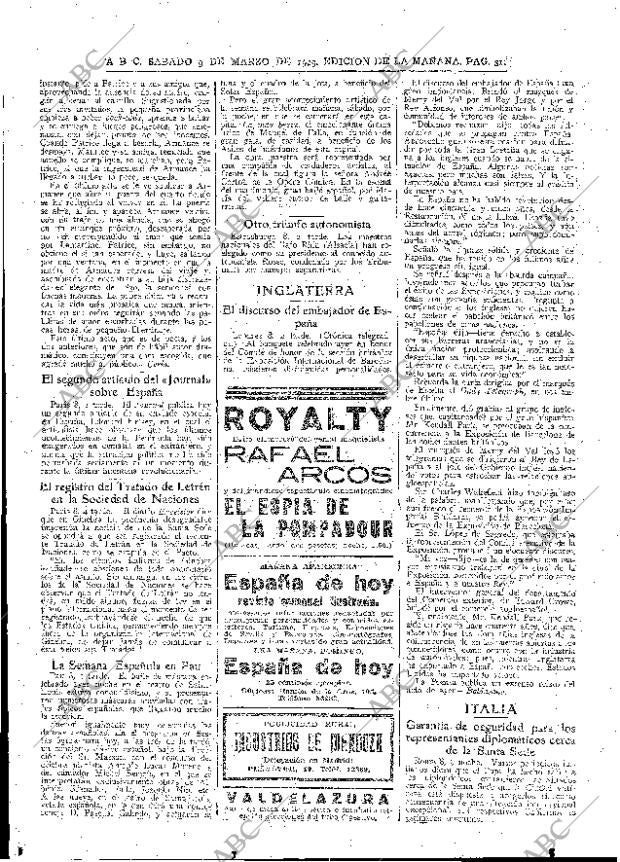 ABC MADRID 09-03-1929 página 23