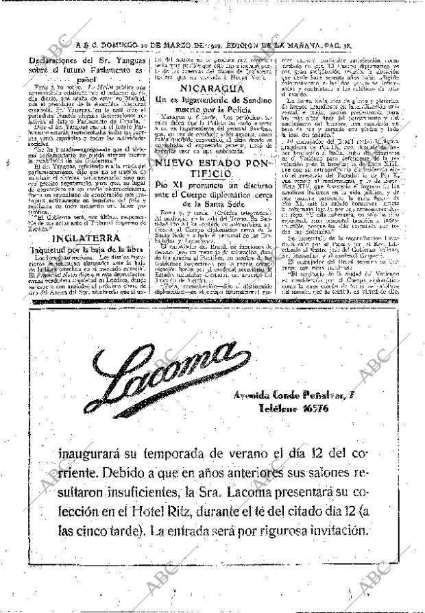 ABC MADRID 10-03-1929 página 38