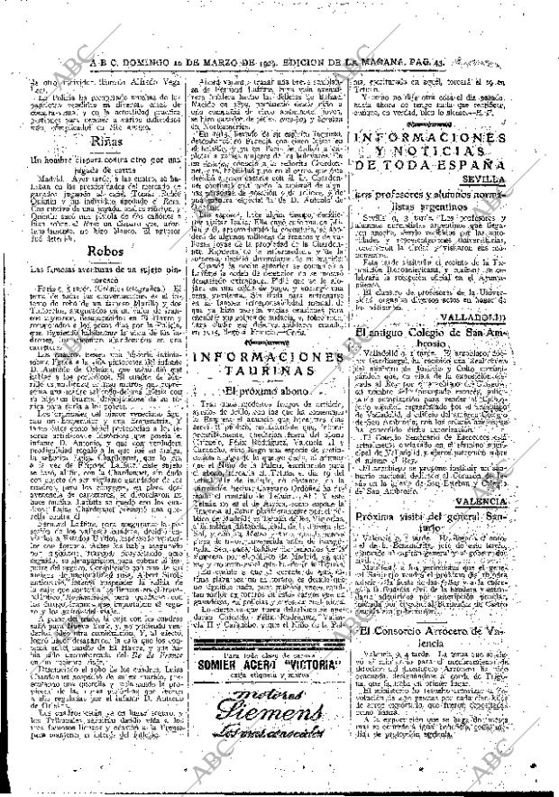 ABC MADRID 10-03-1929 página 43