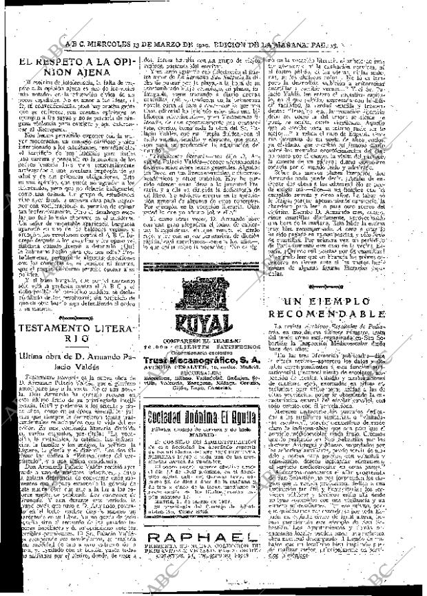 ABC MADRID 13-03-1929 página 17