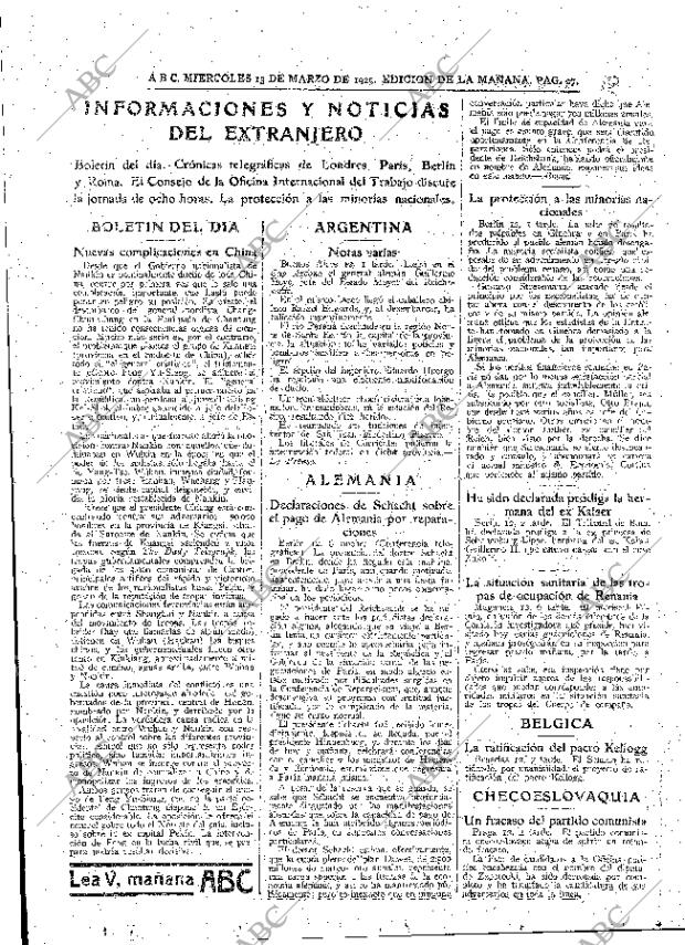 ABC MADRID 13-03-1929 página 27