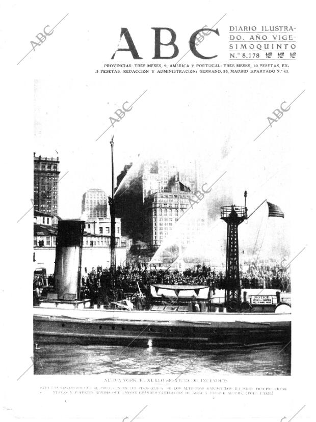 ABC MADRID 14-03-1929 página 1