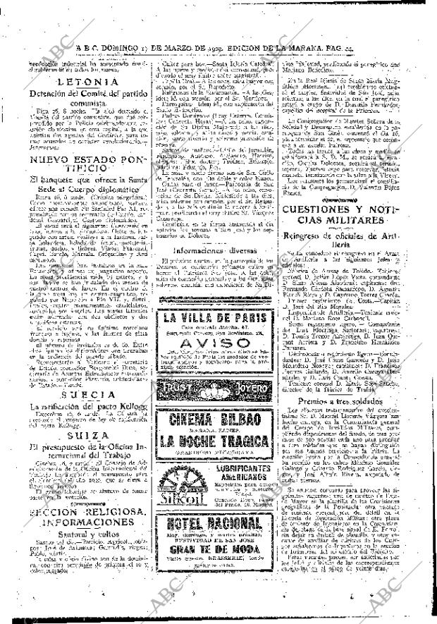 ABC MADRID 17-03-1929 página 44