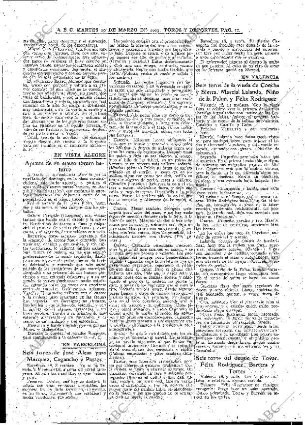 ABC MADRID 19-03-1929 página 11
