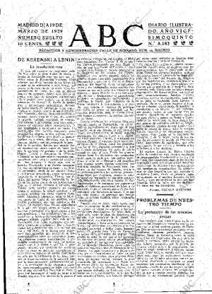 ABC MADRID 19-03-1929 página 3