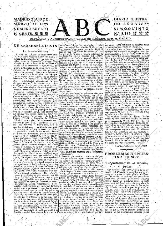 ABC MADRID 19-03-1929 página 3