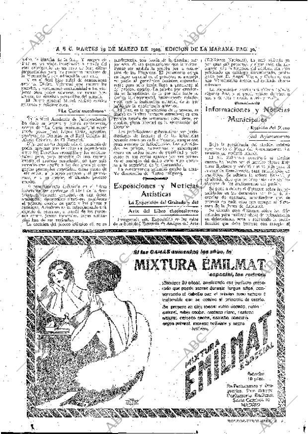 ABC MADRID 19-03-1929 página 30