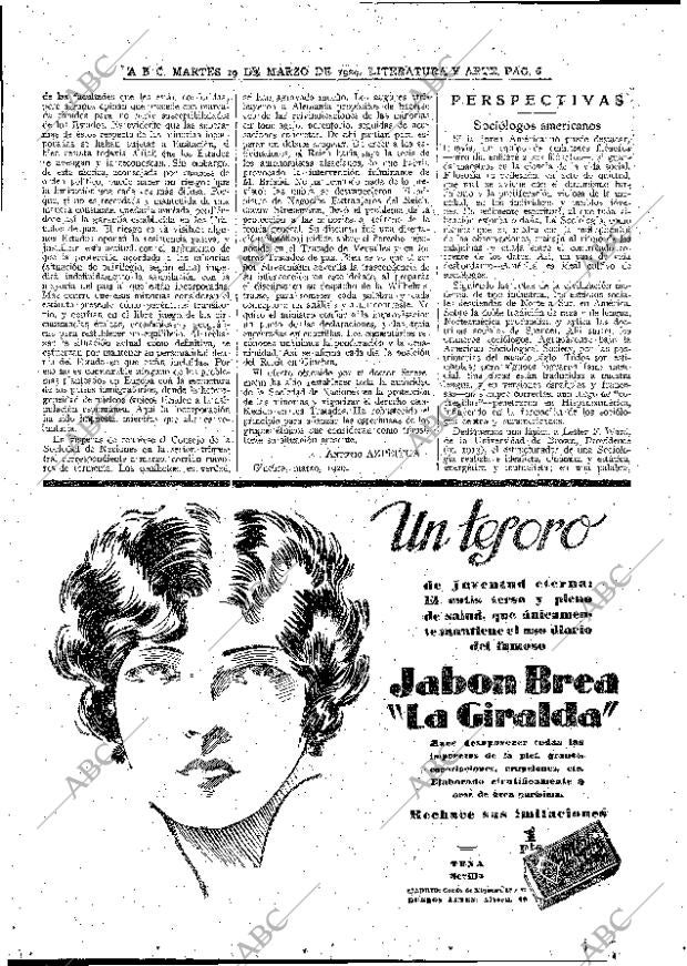 ABC MADRID 19-03-1929 página 6