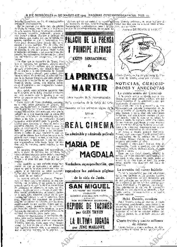 ABC MADRID 20-03-1929 página 11