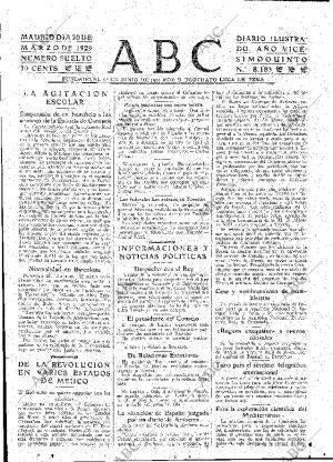 ABC MADRID 20-03-1929 página 15