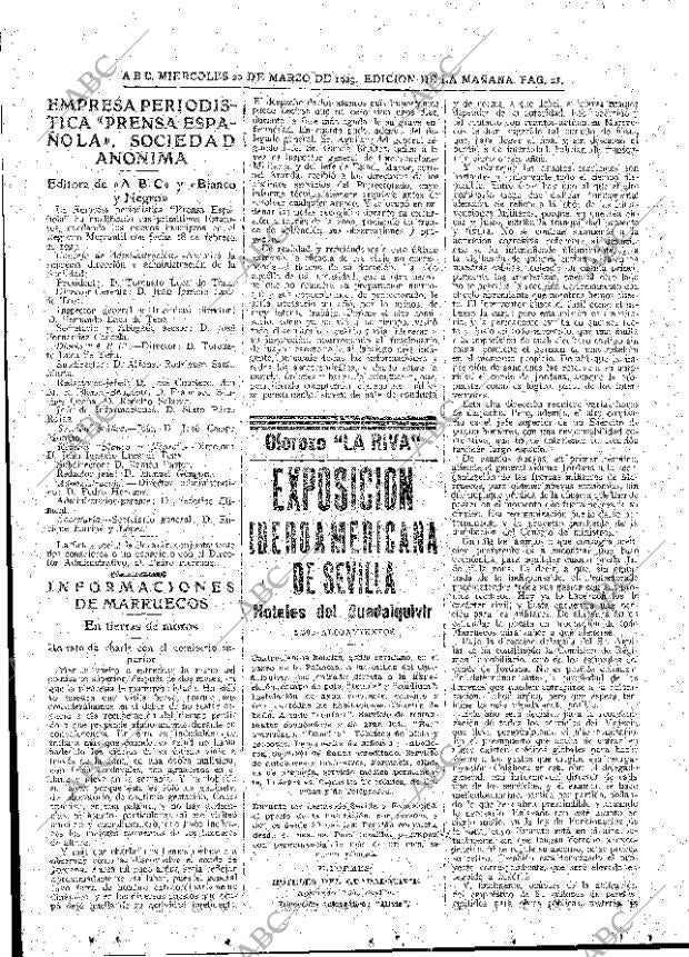 ABC MADRID 20-03-1929 página 21