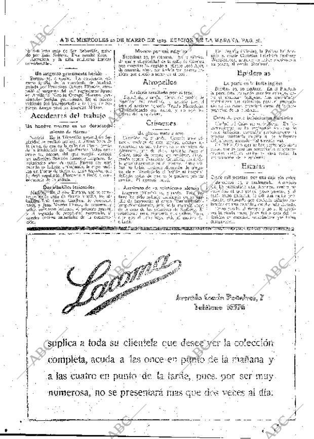 ABC MADRID 20-03-1929 página 38