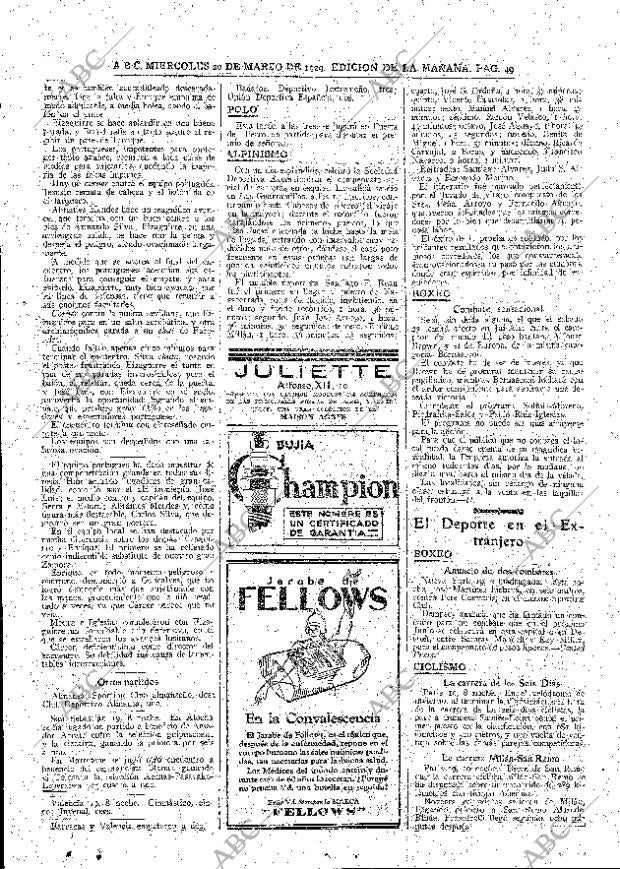 ABC MADRID 20-03-1929 página 49