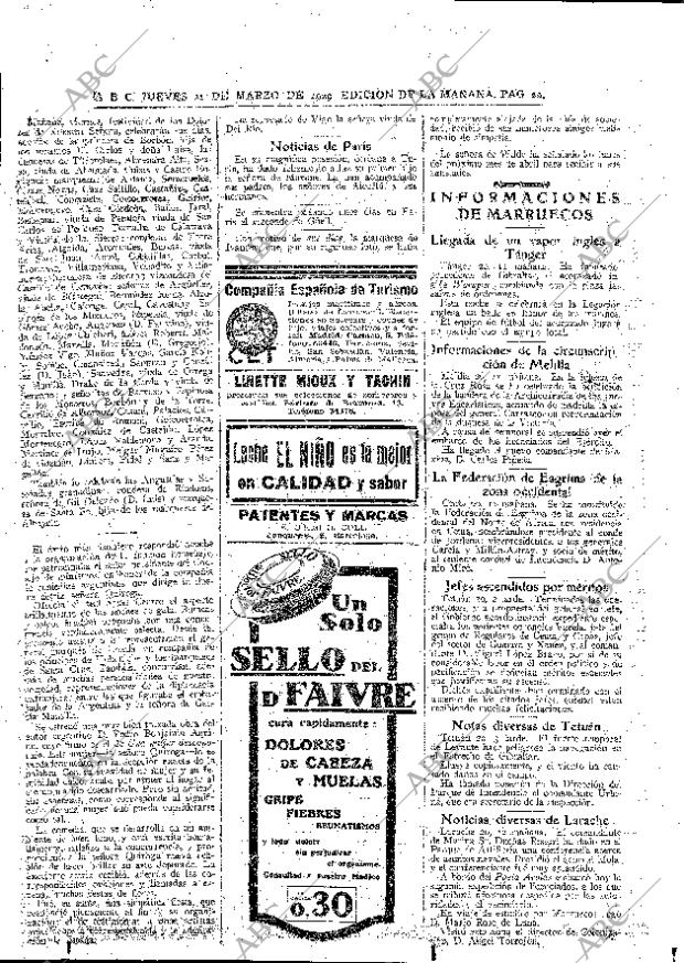 ABC MADRID 21-03-1929 página 22