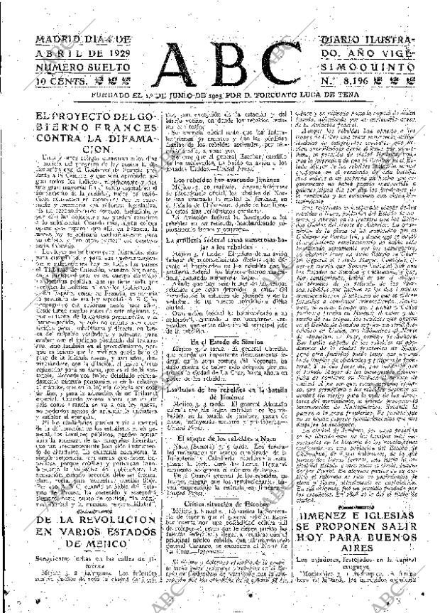 ABC MADRID 04-04-1929 página 15