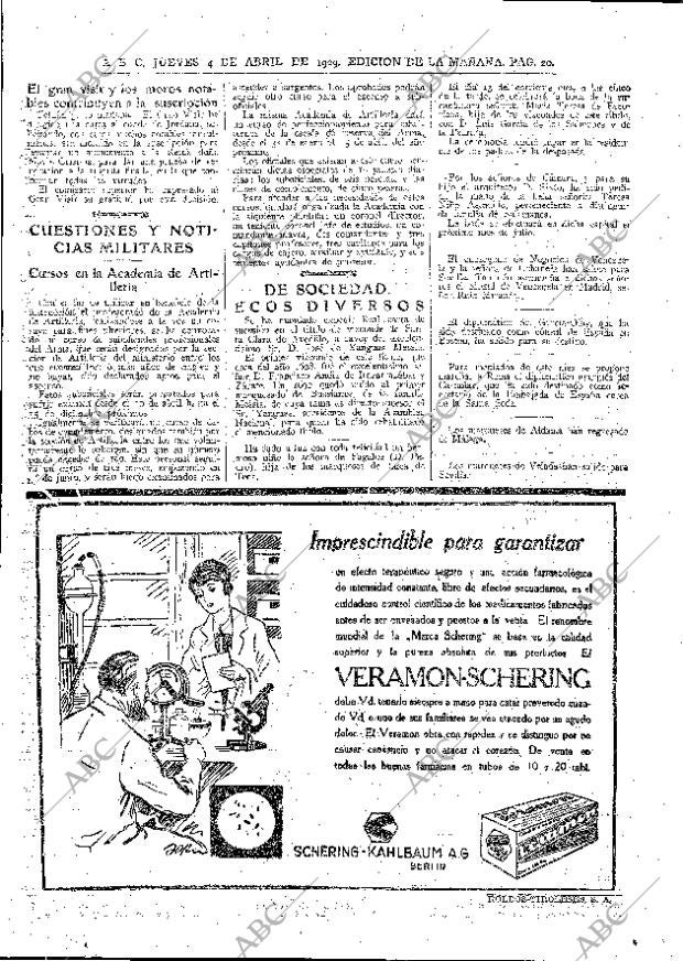 ABC MADRID 04-04-1929 página 20