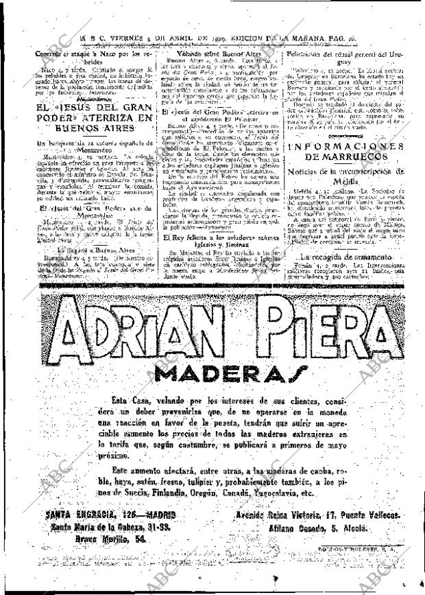 ABC MADRID 05-04-1929 página 16