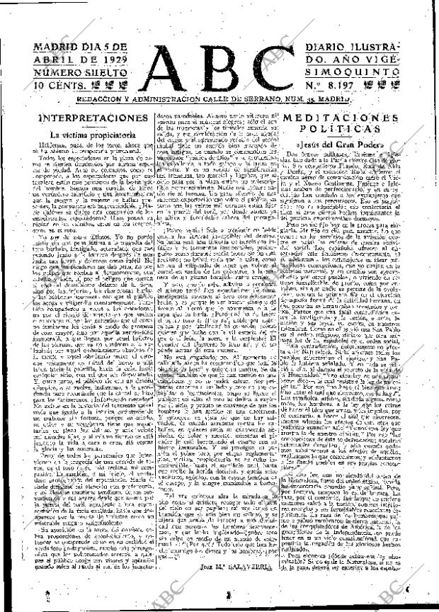 ABC MADRID 05-04-1929 página 3