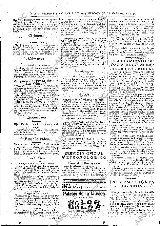 ABC MADRID 05-04-1929 página 32
