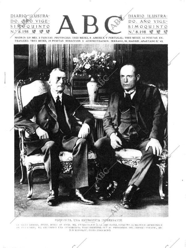 ABC MADRID 06-04-1929 página 1