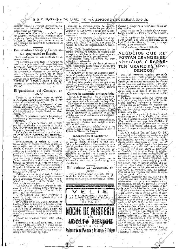 ABC MADRID 09-04-1929 página 27
