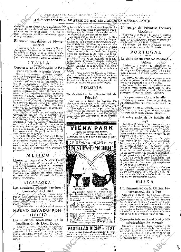 ABC MADRID 10-04-1929 página 32