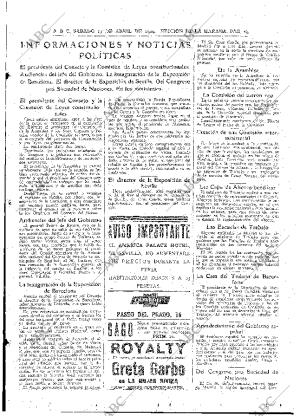 ABC MADRID 13-04-1929 página 19