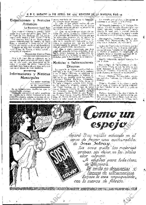ABC MADRID 13-04-1929 página 24