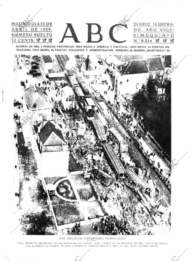 ABC MADRID 25-04-1929 página 1