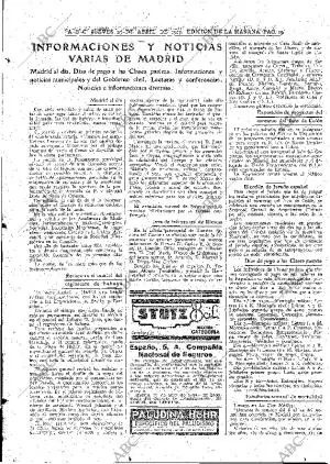 ABC MADRID 25-04-1929 página 19