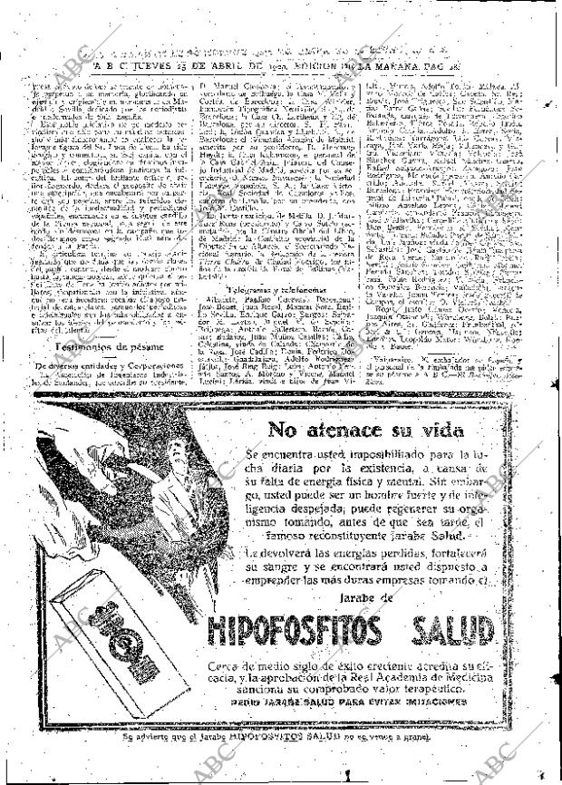 ABC MADRID 25-04-1929 página 28