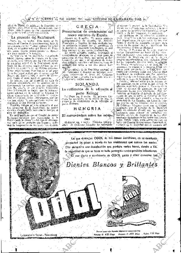 ABC MADRID 25-04-1929 página 30