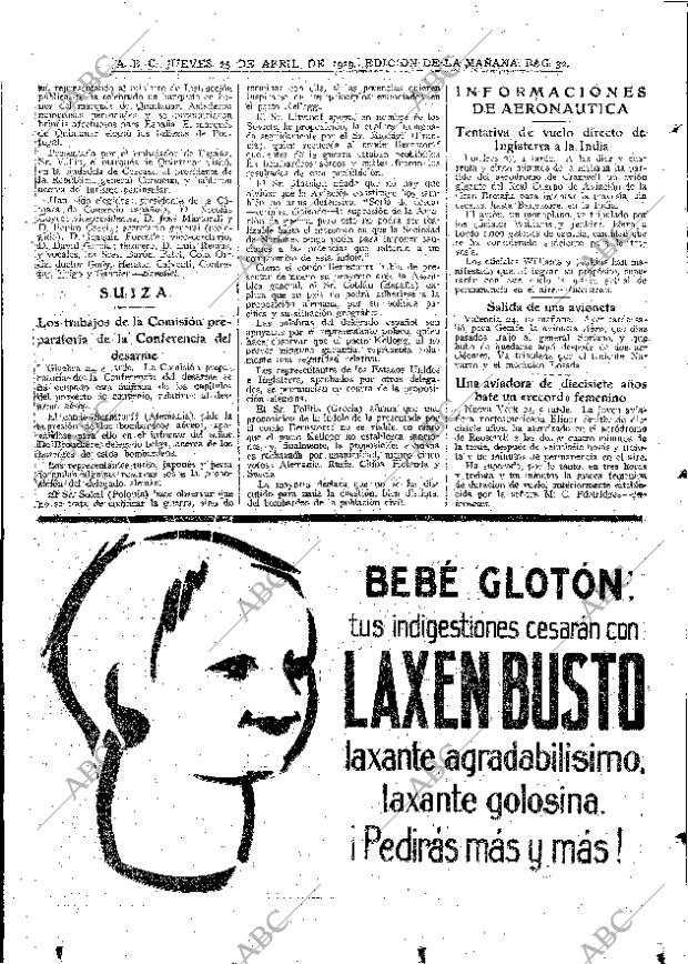 ABC MADRID 25-04-1929 página 32