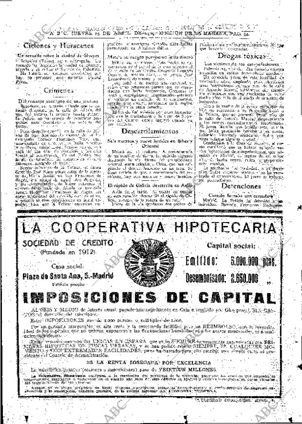 ABC MADRID 25-04-1929 página 34
