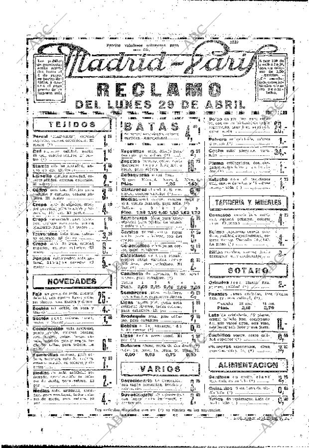 ABC MADRID 28-04-1929 página 26