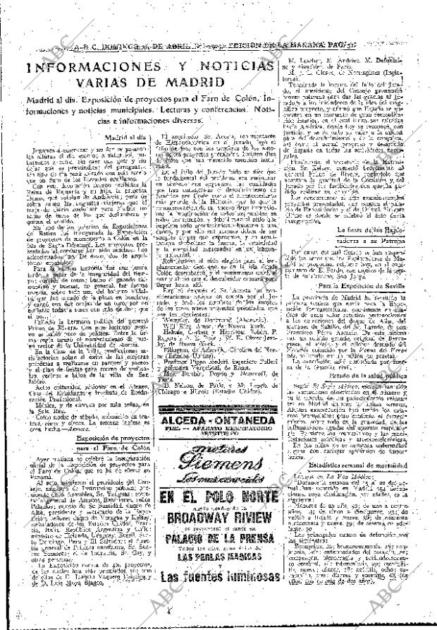 ABC MADRID 28-04-1929 página 31