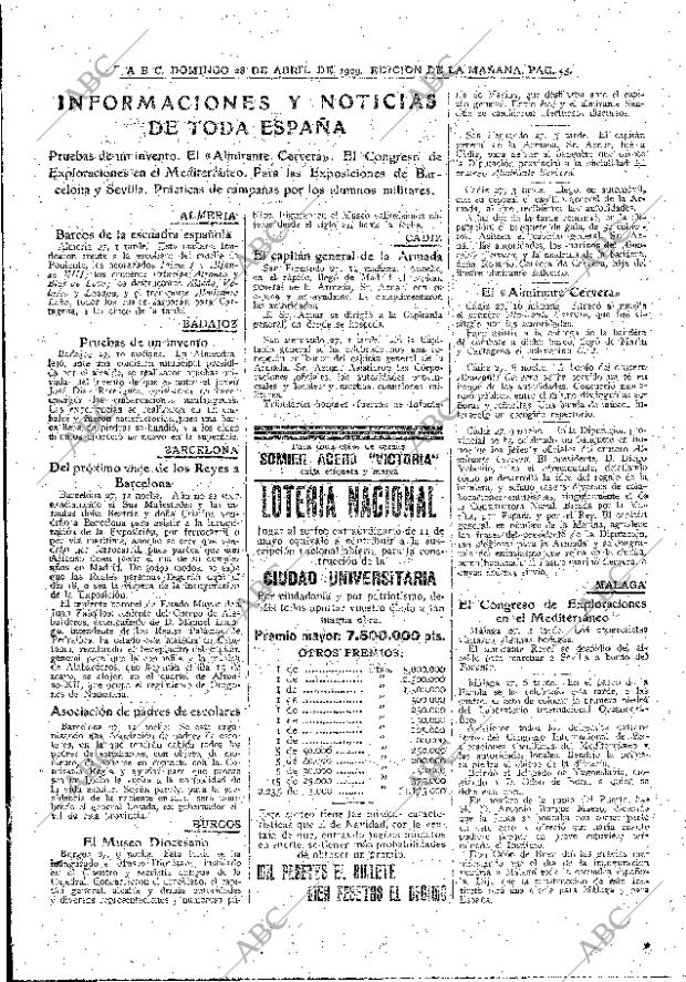ABC MADRID 28-04-1929 página 45