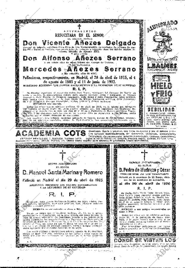 ABC MADRID 28-04-1929 página 62